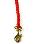 Touch of Leather Dog Leash - Lipstick