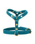 Butter Leder Y-Geschirr - Fiji Blau