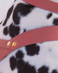 Butter Leder Hundegeschirr - Coral Pink