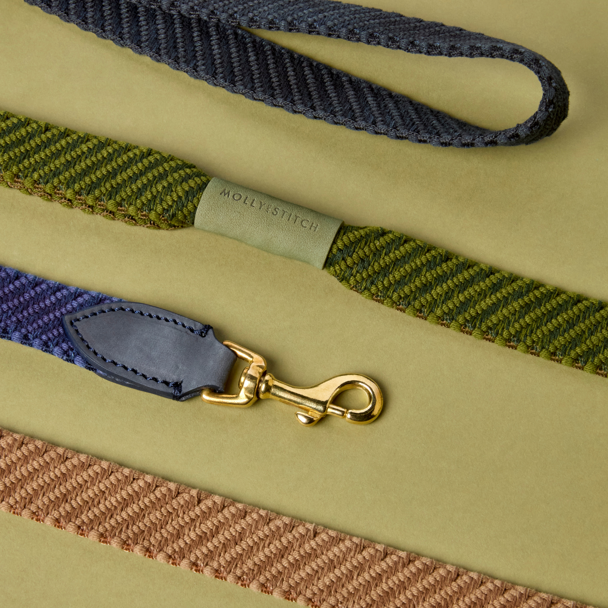 Serrana City Dog Leash - Denim