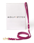 Butter Leather City Dog Leash - Flamingo