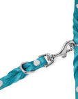 Butter Leather 3x verstellbare Hundeleine - Fiji Blue