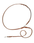 Butter Leather 3x Adjustable Dog Leash - Sahara Cognac - Molly and Stitch GmbH