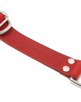 Butter Leather Retriever Dog Collar - Chili Red - Molly and Stitch GmbH