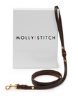 Butter Leather City Dog Leash - Classic Brown