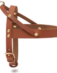 Butter Leather Dog Harness - Sahara Cognac