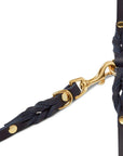Butter Leather 3x Adjustable Dog Leash - Navy Blue - Molly and Stitch GmbH