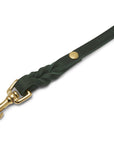 Butter Leather City Dog Leash - Forest Green - Molly and Stitch GmbH