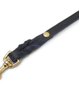 Butter Leather City Dog Leash - Navy Blue - Molly and Stitch GmbH
