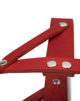 Butter Leather Dog Harness - Chili Red - Molly and Stitch GmbH