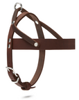 Butter Leather Dog Harness - Classic Brown
