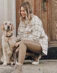 Butter Leather City Dog Leash - Classic Brown