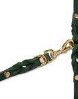 Butter Leather 3x Adjustable Dog Leash - Forest Green - Molly and Stitch GmbH