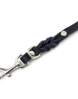 Butter Leather 3x Adjustable Dog Leash - Navy Blue - Molly and Stitch GmbH