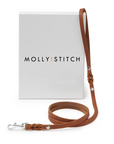 Butter Leather City Dog Leash - Sahara Cognac