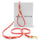 Butter 3x verstellbare Leder Hundeleine - Coral Pink 