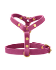Butter Leather Y-Harness - Flamingo