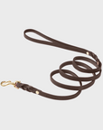 Butter Leather City Dog Leash - Classic Brown