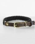 Touch of Leather Dog Collar - Nero