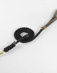 Touch of Leather Dog Leash - Nero