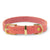 Butter Leather Dog Collar - Coral Pink