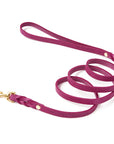 Butter Leather City Dog Leash - Flamingo