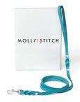 Butter Leather City Dog Leash - Fiji Blue