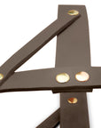 Butter Leder Hundegeschirr - Taupe