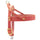 Butter Leder Hundegeschirr - Coral Pink