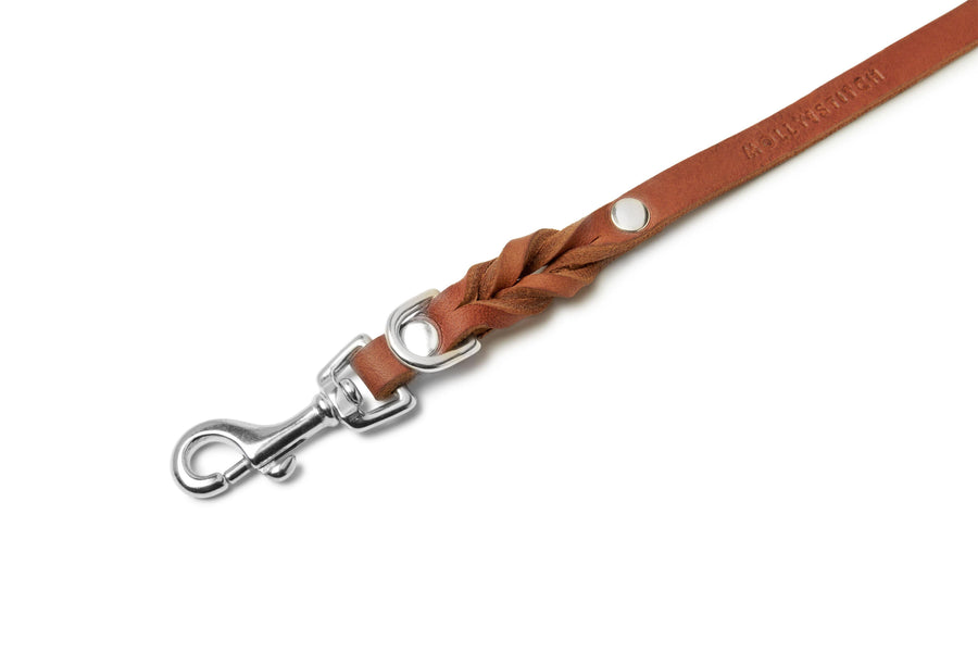 Butter Leather City Dog Leash - Sahara Cognac - Molly and Stitch GmbH