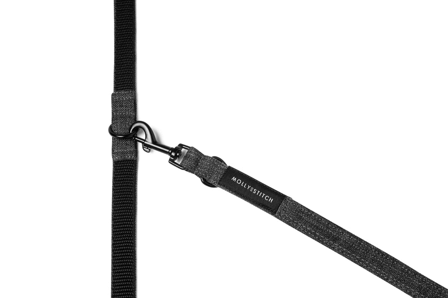 Soft Rock Adjustable Leash - Grey