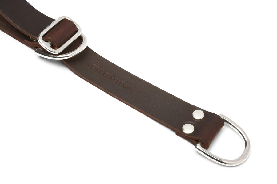 Butter Leather Retriever Dog Collar - Classic Brown - Molly and Stitch GmbH