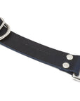 Butter Leather Retriever Dog Collar - Navy Blue - Molly and Stitch GmbH