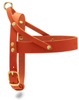Butter Leather Dog Harness - Mango