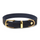 Butter Leather Dog Collar - Navy Blue