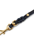 Butter Leather 3x Adjustable Dog Leash - Navy Blue - Molly and Stitch GmbH