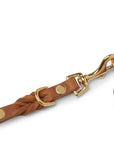 Butter Leather 3x Adjustable Dog Leash - Sahara Cognac - Molly and Stitch GmbH