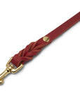 Butter Leather City Dog Leash - Chili Red - Molly and Stitch GmbH