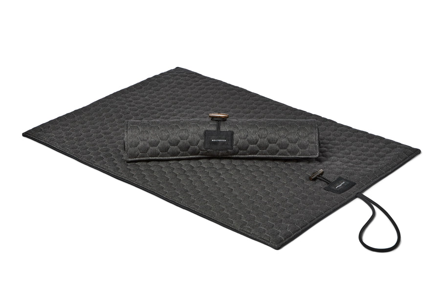 Honeycomb Dog Travel Mat - Charcoal