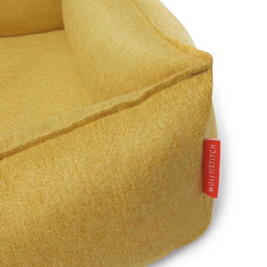 Alpine Dog Bed - Mustard