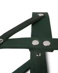Butter Leather Dog Harness - Forest Green - Molly and Stitch GmbH