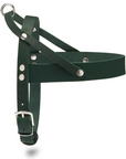 Butter Leather Dog Harness - Forest Green