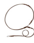 Butter Leather 3x Adjustable Dog Leash - Classic Brown - Molly and Stitch GmbH