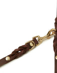 Butter Leather 3x Adjustable Dog Leash - Classic Brown - Molly and Stitch GmbH