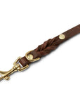 Butter Leather 3x Adjustable Dog Leash - Classic Brown - Molly and Stitch GmbH