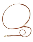 Butter Leather 3x Adjustable Dog Leash - Sahara Cognac - Molly and Stitch GmbH