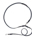 Butter Leather 3x Adjustable Dog Leash - Navy Blue - Molly and Stitch GmbH
