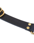 Butter Leather Retriever Dog Collar - Navy Blue - Molly and Stitch GmbH