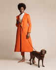 Butter Leather Dog Collar - Mango - Molly and Stitch GmbH