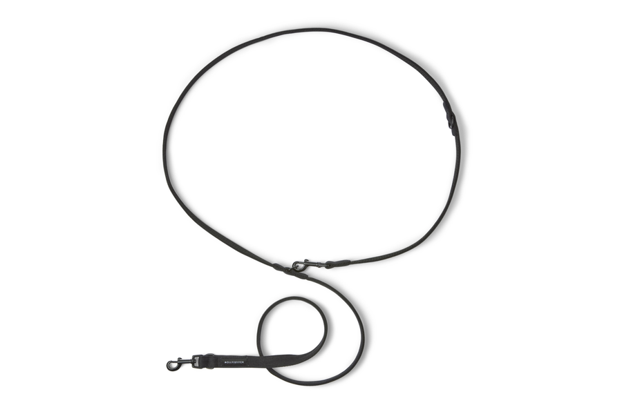 Soft Rock Adjustable Leash - Black